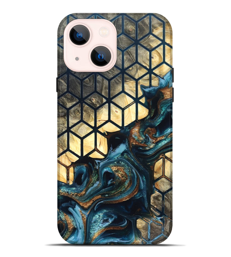 iPhone 14 Plus Wood Live Edge Phone Case - Hallie (Pattern, 822873)
