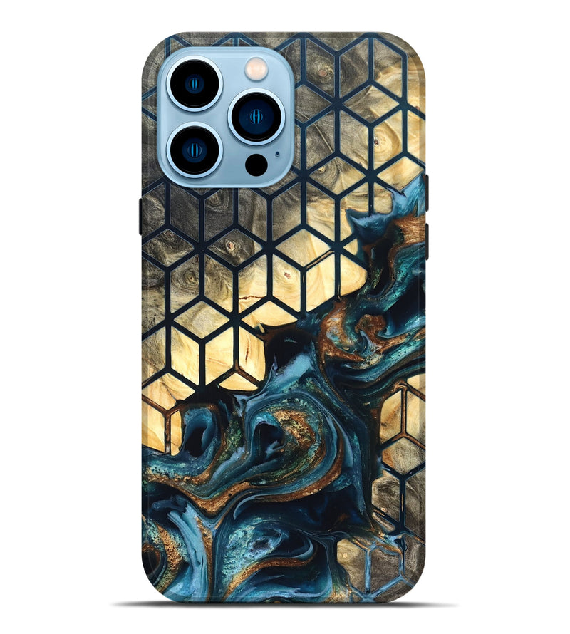 iPhone 14 Pro Max Wood Live Edge Phone Case - Hallie (Pattern, 822873)