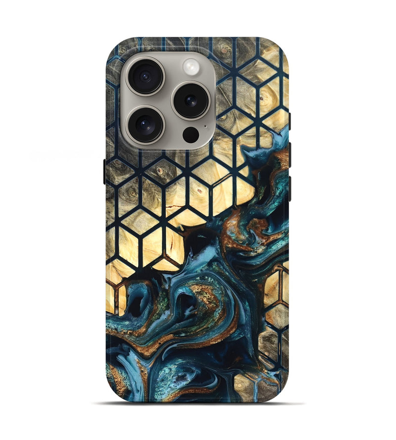 iPhone 16 Pro Wood Live Edge Phone Case - Hallie (Pattern, 822873)