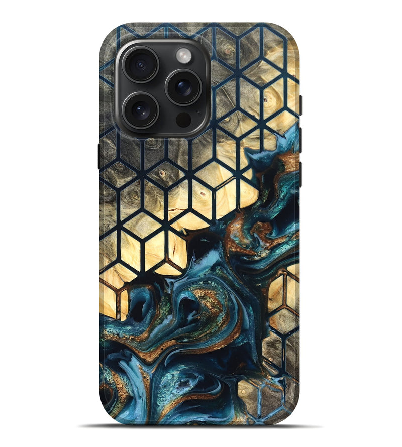 iPhone 16 Pro Max Wood Live Edge Phone Case - Hallie (Pattern, 822873)