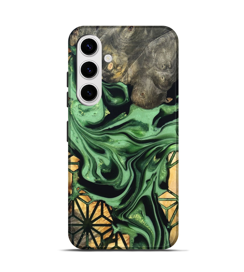 Galaxy S25 Wood Live Edge Phone Case - Toby (Pattern, 822875)