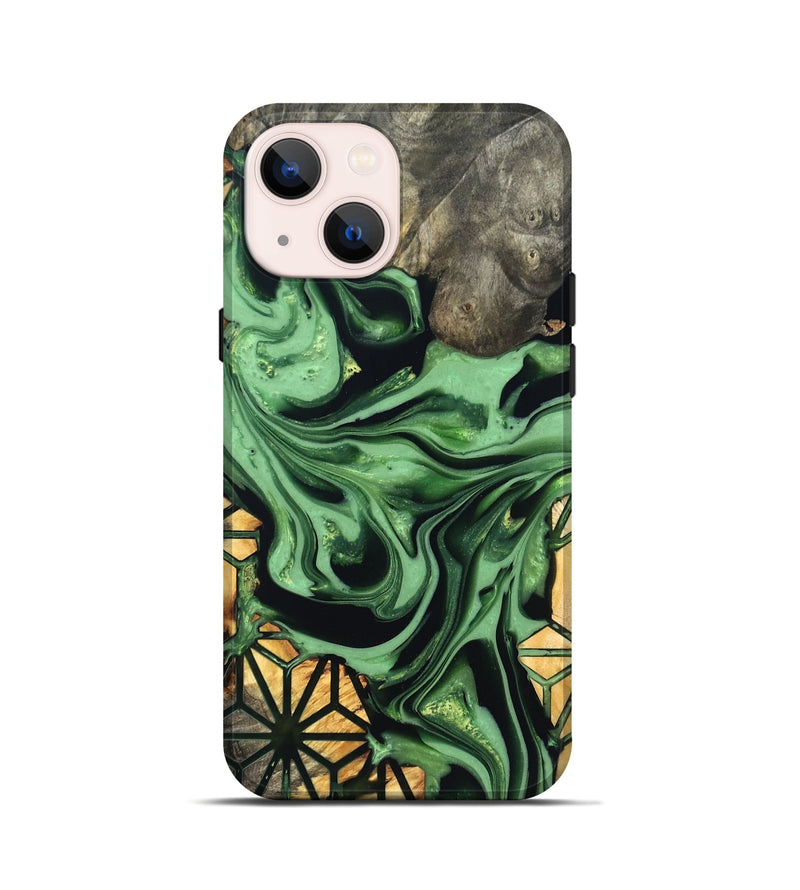 iPhone 13 mini Wood Live Edge Phone Case - Toby (Pattern, 822875)
