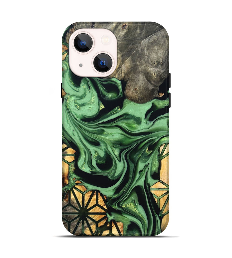 iPhone 14 Wood Live Edge Phone Case - Toby (Pattern, 822875)