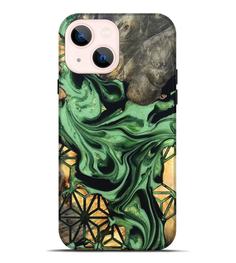 iPhone 14 Plus Wood Live Edge Phone Case - Toby (Pattern, 822875)