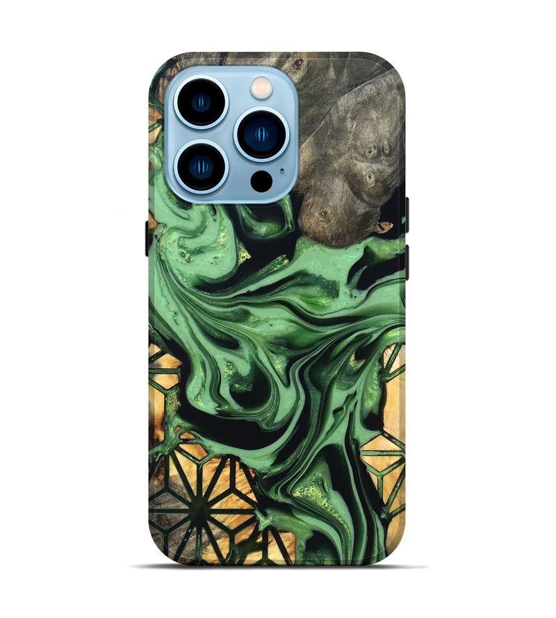 iPhone 14 Pro Wood Live Edge Phone Case - Toby (Pattern, 822875)