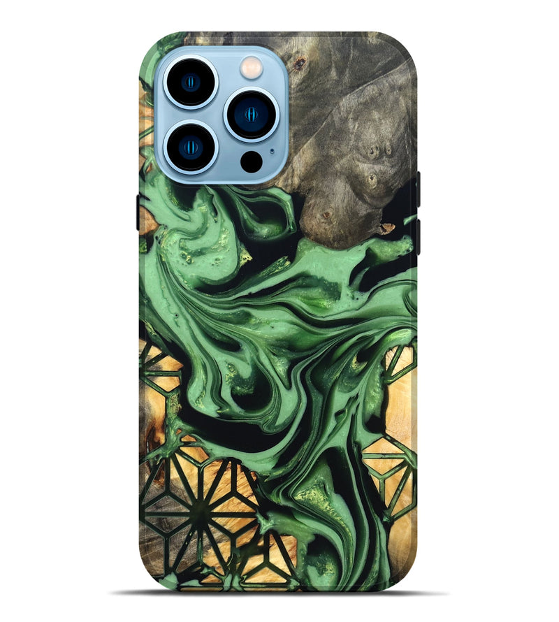 iPhone 14 Pro Max Wood Live Edge Phone Case - Toby (Pattern, 822875)
