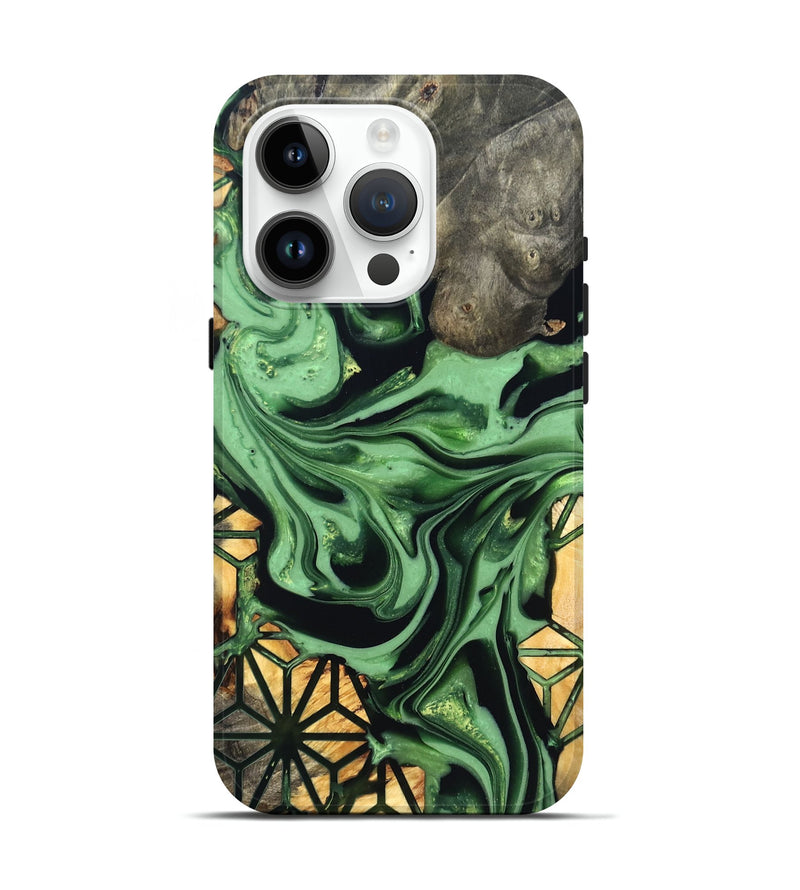 iPhone 15 Pro Wood Live Edge Phone Case - Toby (Pattern, 822875)