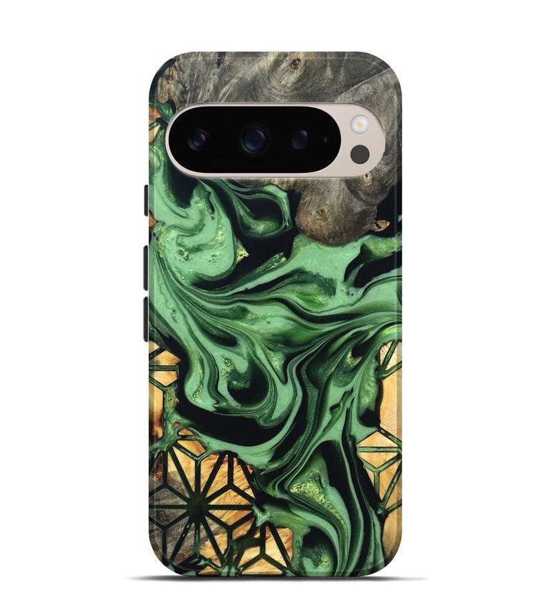 Pixel 9 Pro Wood Live Edge Phone Case - Toby (Pattern, 822875)