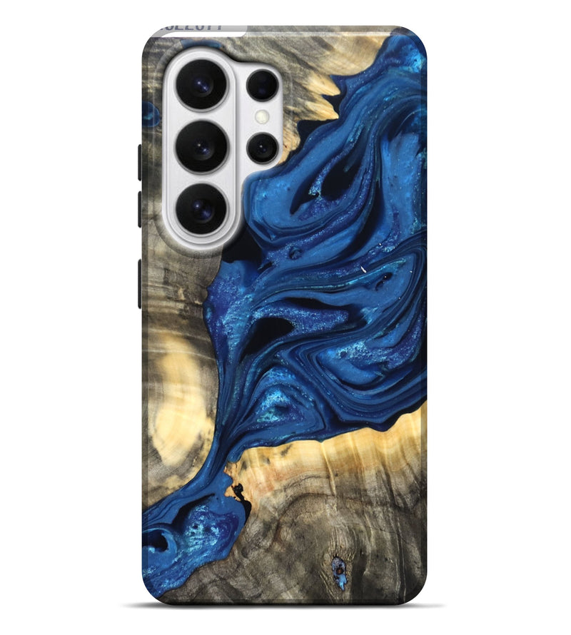 Galaxy S26 Ultra Wood Live Edge Phone Case - Jaylon (Blue, 822877)