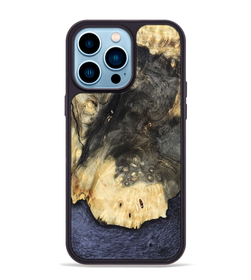 iPhone 14 Pro Max Wood Phone Case - Damaris (Wood Burl, 822896)
