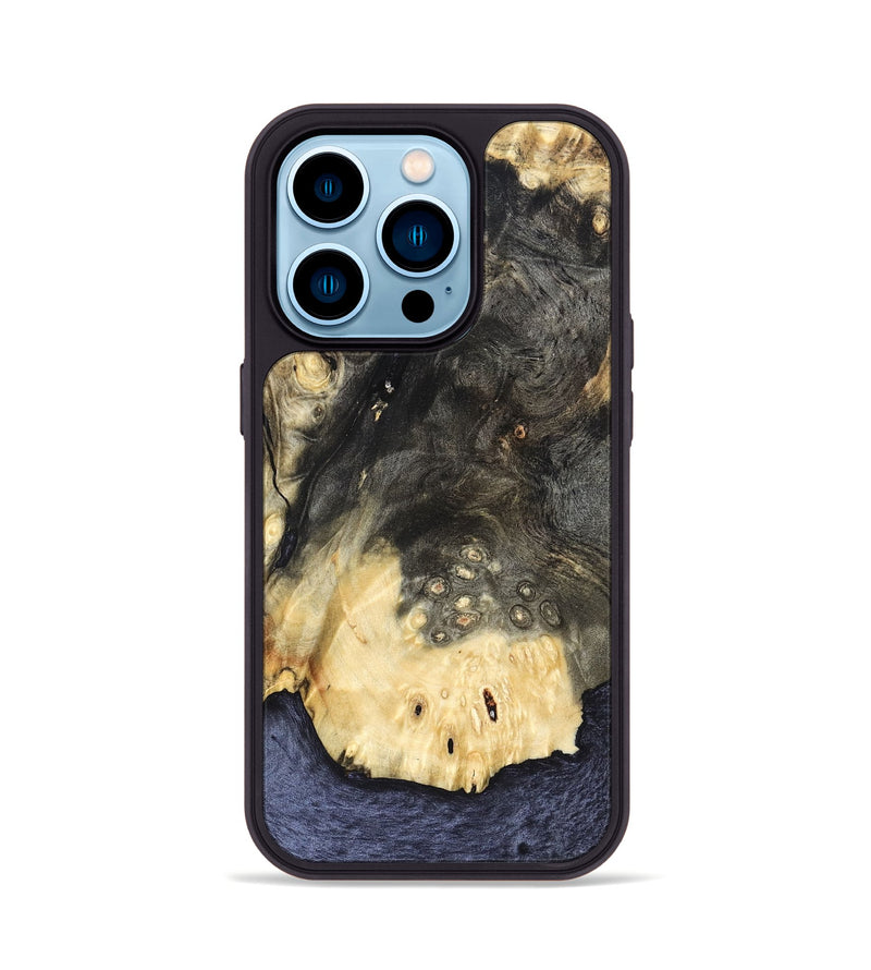 iPhone 14 Pro Wood Phone Case - Damaris (Wood Burl, 822896)