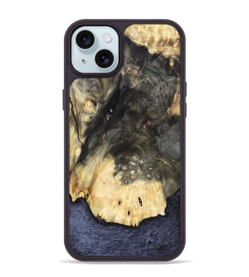 iPhone 15 Plus Wood Phone Case - Damaris (Wood Burl, 822896)