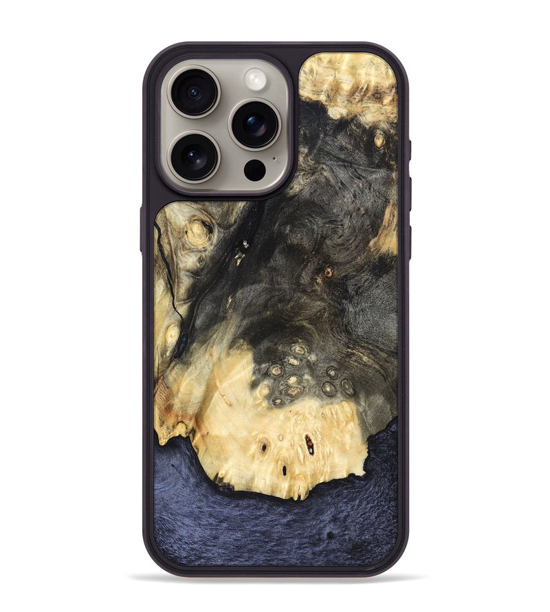 iPhone 15 Pro Max Wood Phone Case - Damaris (Wood Burl, 822896)