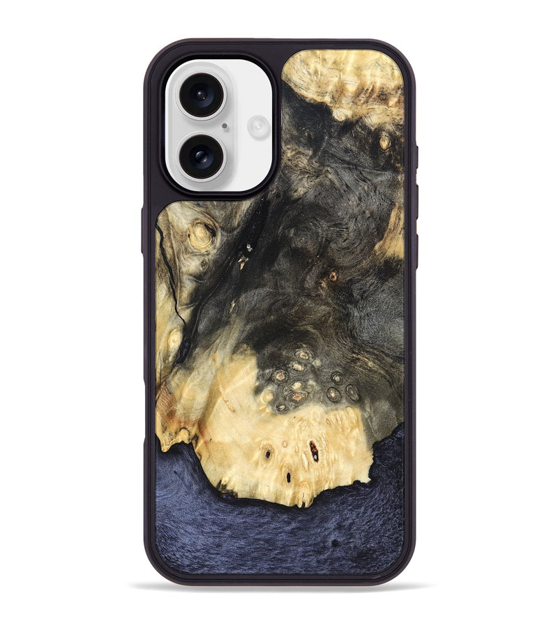 iPhone 16 Plus Wood Phone Case - Damaris (Wood Burl, 822896)