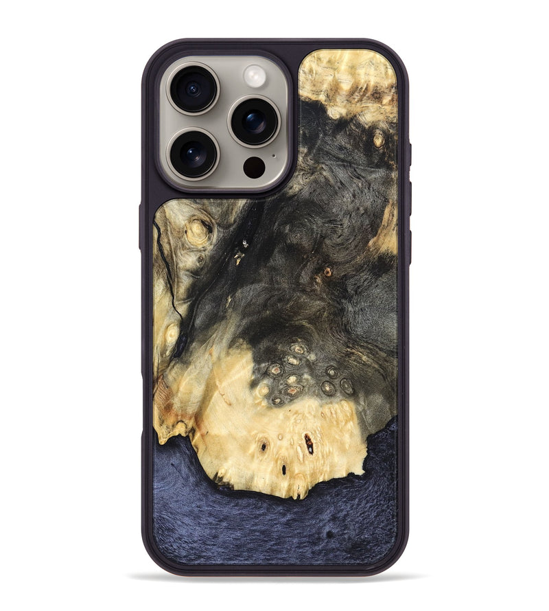 iPhone 16 Pro Max Wood Phone Case - Damaris (Wood Burl, 822896)