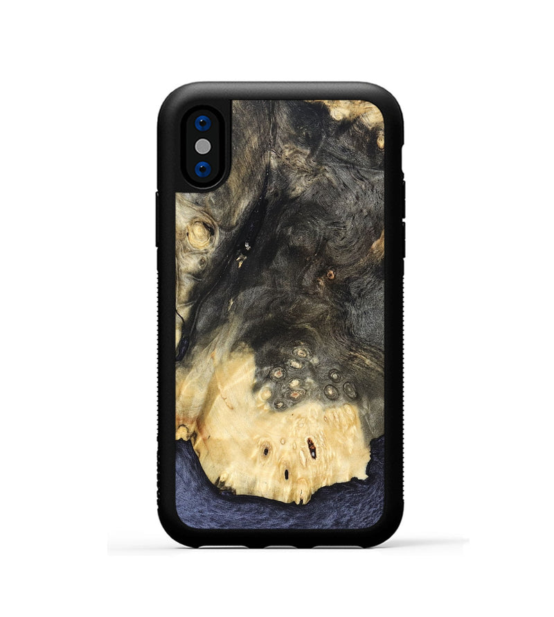 iPhone Xs Wood Phone Case - Damaris (Wood Burl, 822896)