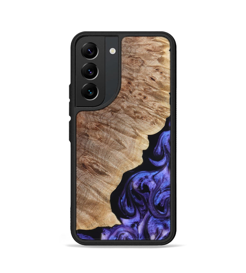 Galaxy S22 Wood Phone Case - Adan (Purple, 822899)