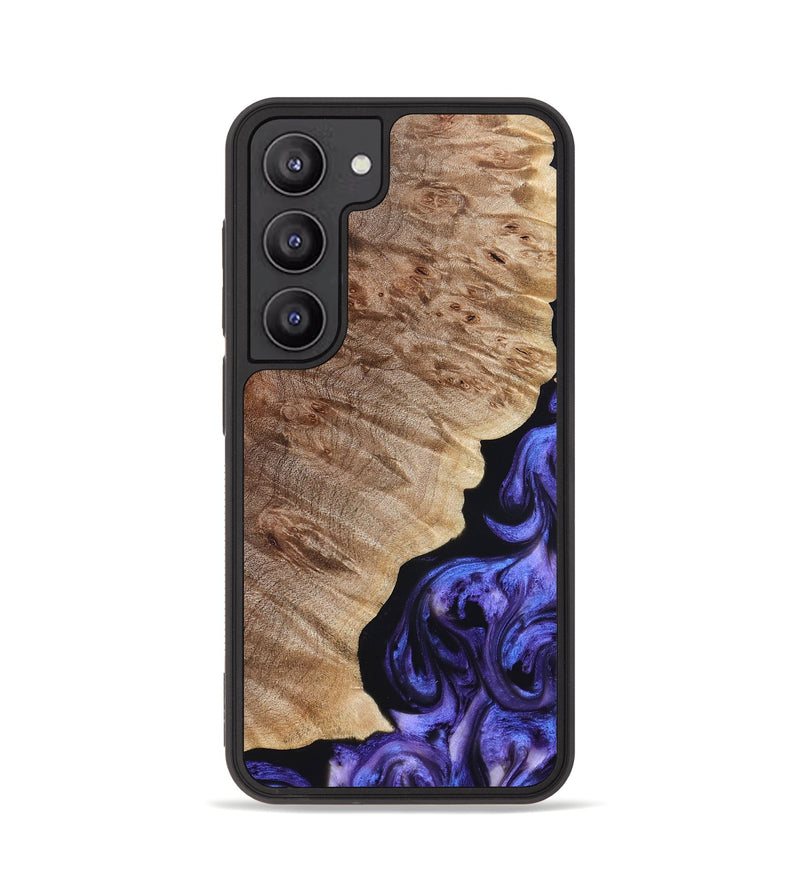 Galaxy S23 Wood Phone Case - Adan (Purple, 822899)