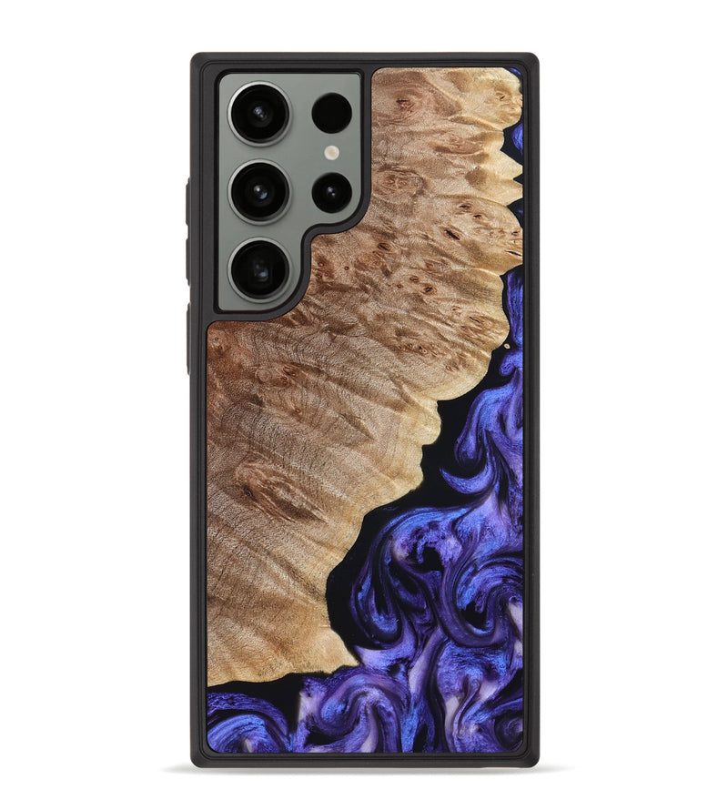 Galaxy S23 Ultra Wood Phone Case - Adan (Purple, 822899)