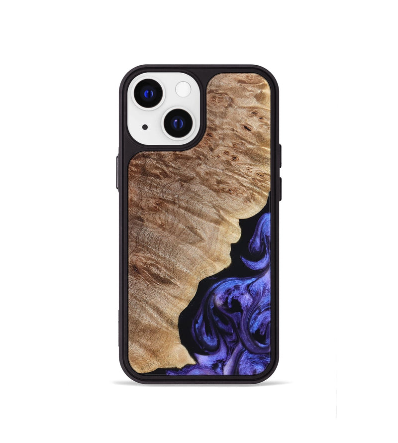 iPhone 13 mini Wood Phone Case - Adan (Purple, 822899)