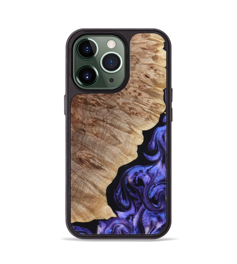 iPhone 13 Pro Wood Phone Case - Adan (Purple, 822899)