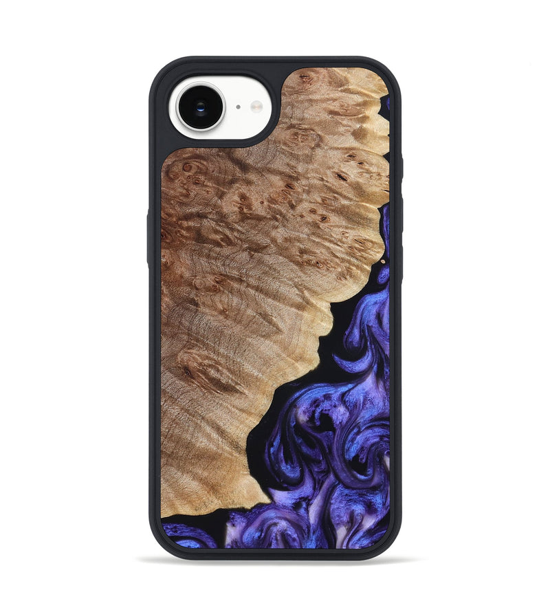 iPhone 16e Wood Phone Case - Adan (Purple, 822899)