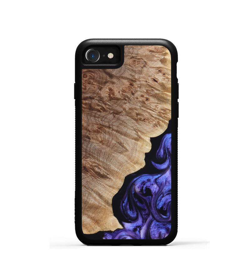 iPhone SE Wood Phone Case - Adan (Purple, 822899)