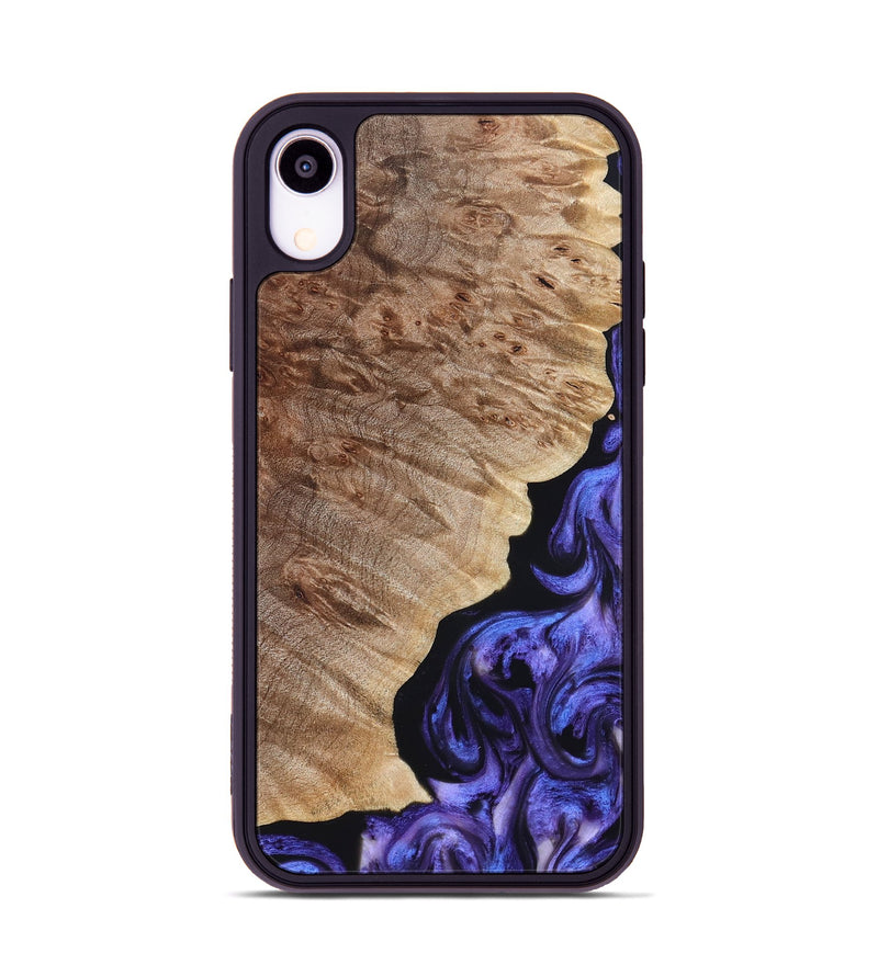 iPhone Xr Wood Phone Case - Adan (Purple, 822899)
