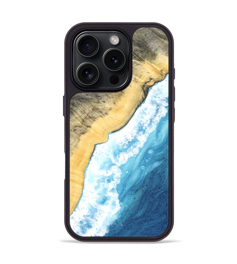 iPhone 16 Pro Wood Phone Case - Daisy (Coastal, 822908)