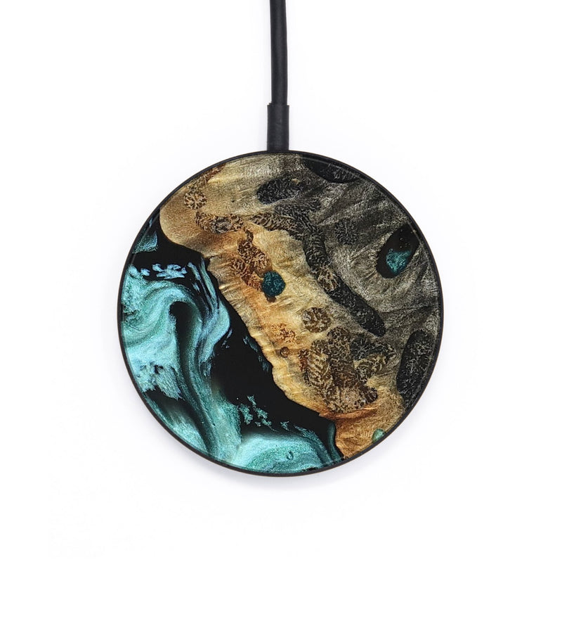 Circle Wood Wireless Charger - Koen (Green, 822918)