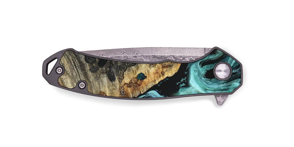 EDC Wood Pocket Knife - Koen (Green, 822918)