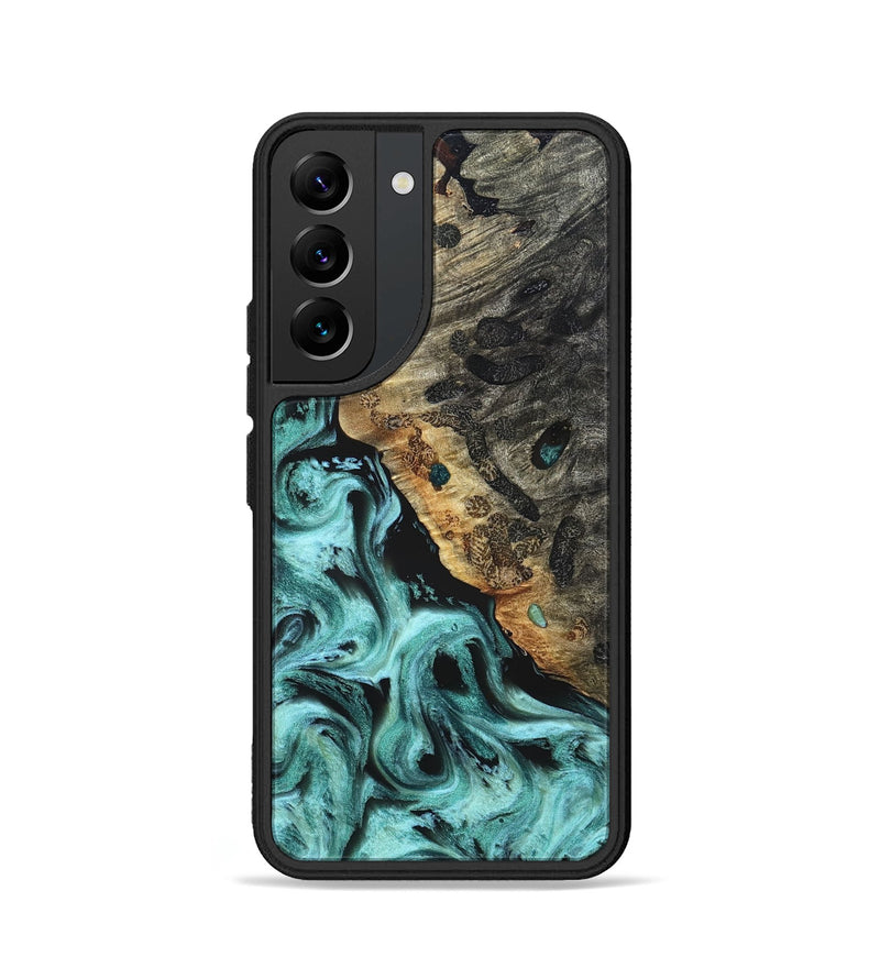 Galaxy S22 Wood Phone Case - Koen (Green, 822918)