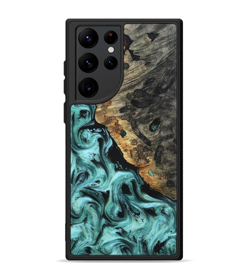 Galaxy S22 Ultra Wood Phone Case - Koen (Green, 822918)