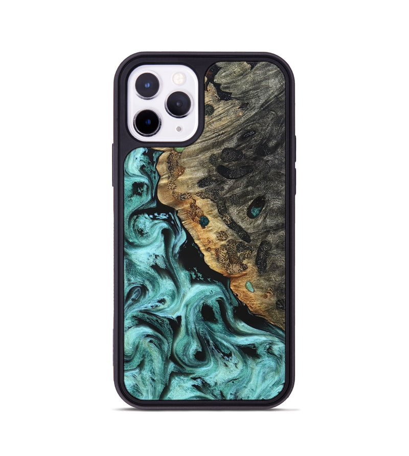 iPhone 11 Pro Wood Phone Case - Koen (Green, 822918)