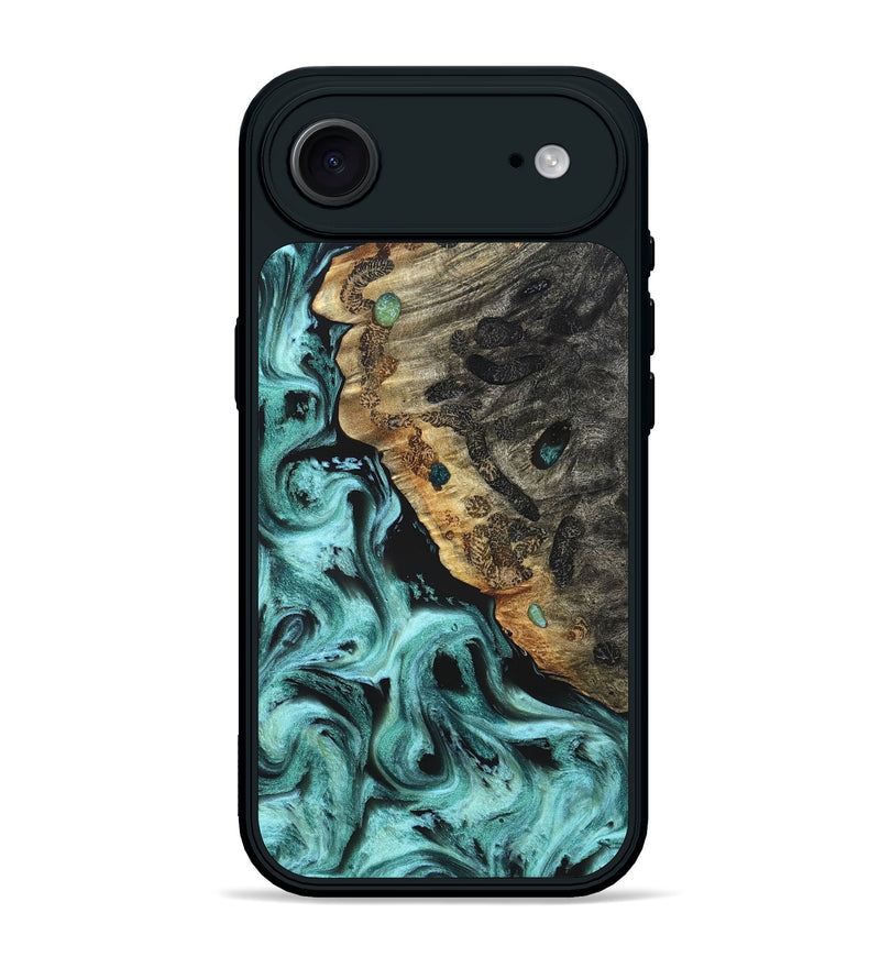 iPhone 17 Air Wood Phone Case - Koen (Green, 822918)