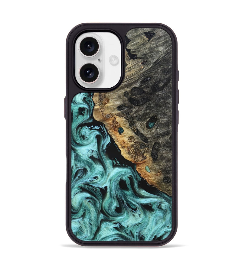 iPhone 17 Wood Phone Case - Koen (Green, 822918)
