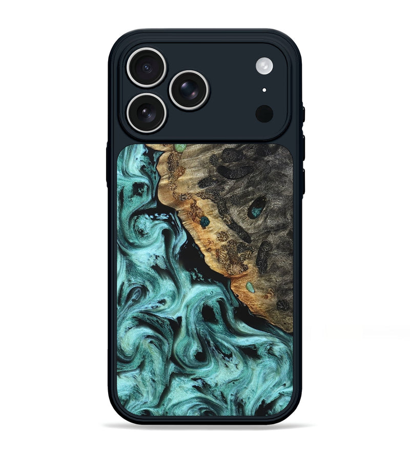 iPhone 17 Pro Max Wood Phone Case - Koen (Green, 822918)