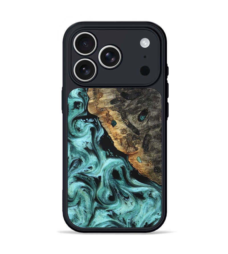 iPhone 17 Pro Wood Phone Case - Koen (Green, 822918)
