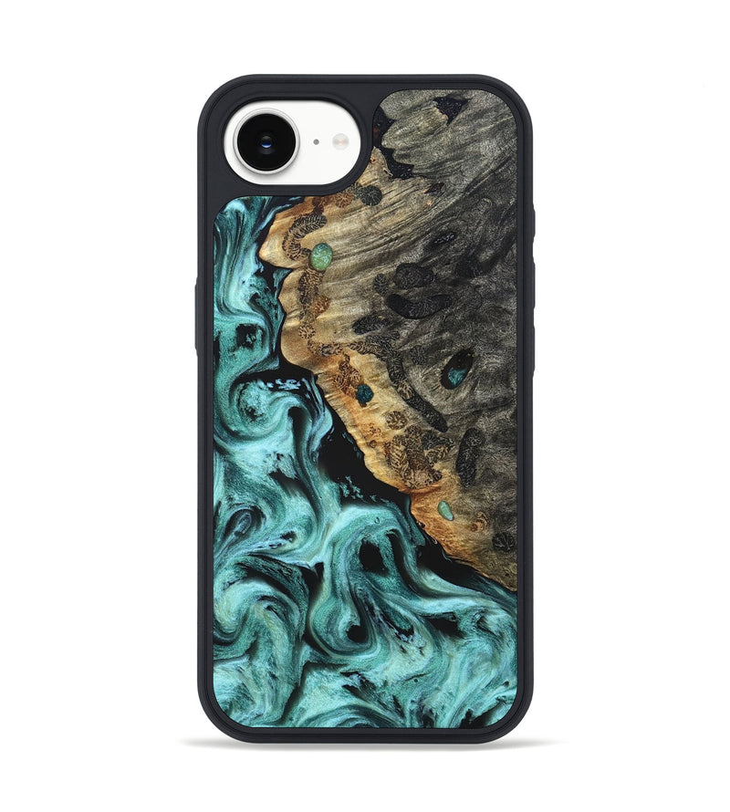 iPhone 17e Wood Phone Case - Koen (Green, 822918)