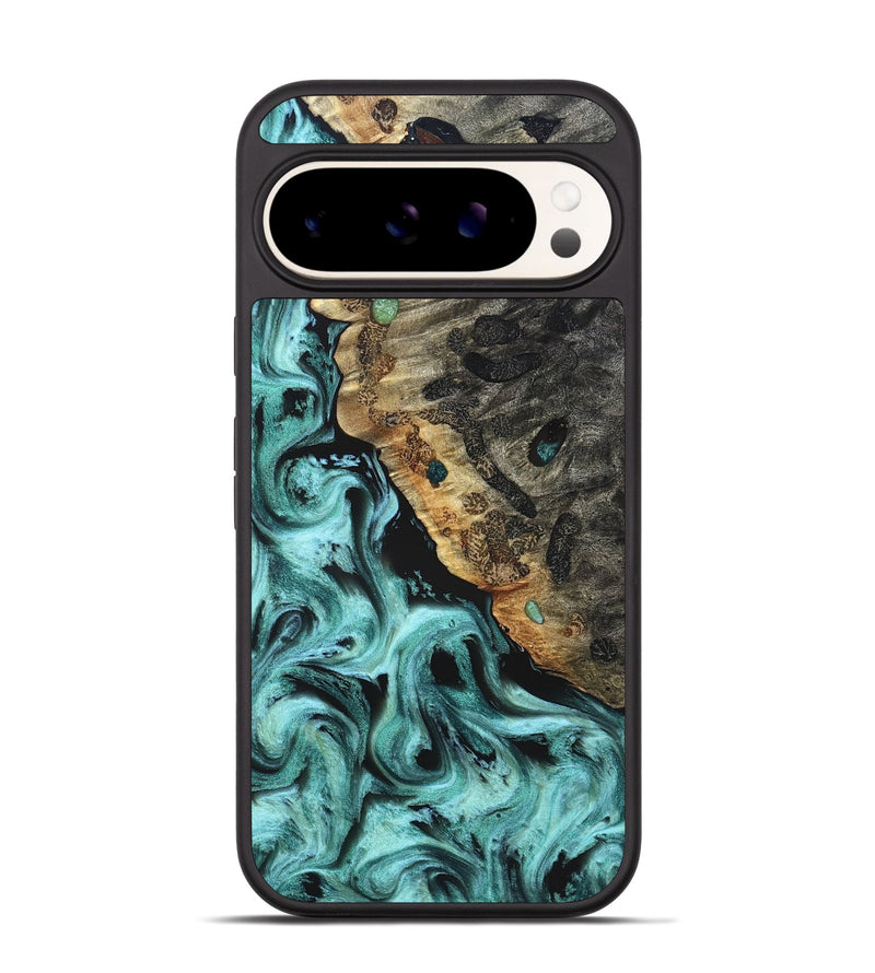 Pixel 9 Wood Phone Case - Koen (Green, 822918)