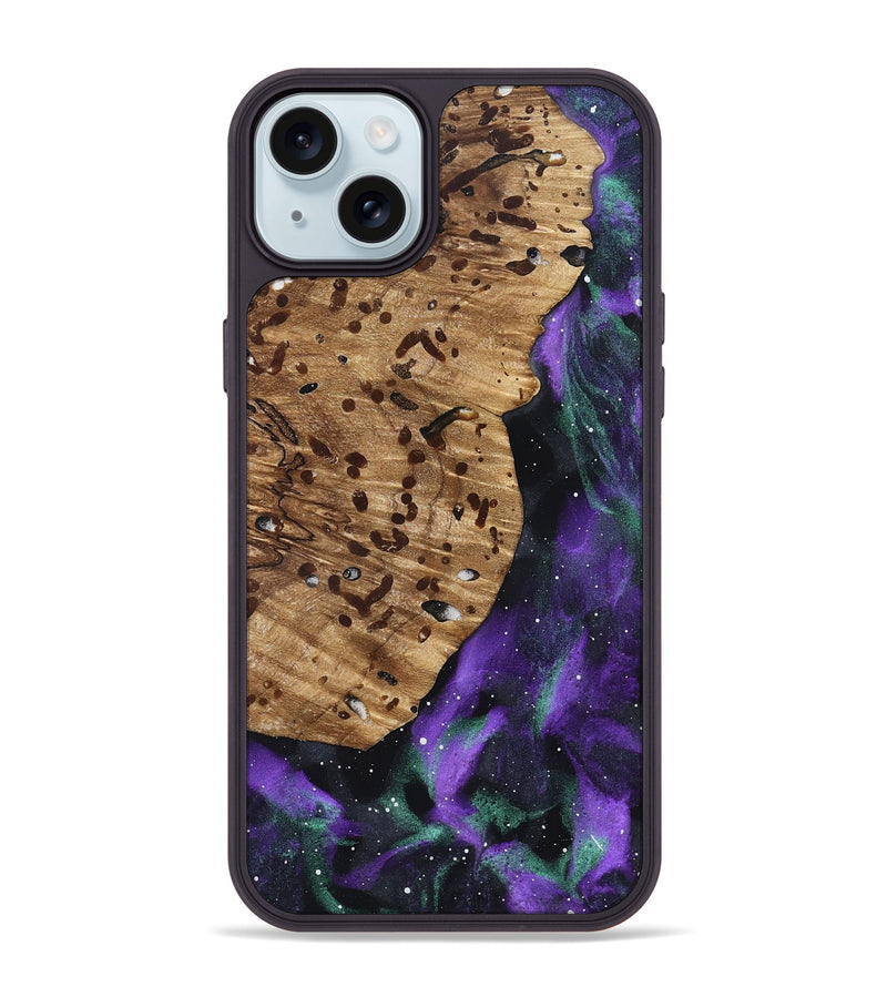 iPhone 15 Plus Wood Phone Case - Christi (Cosmos, 822950)