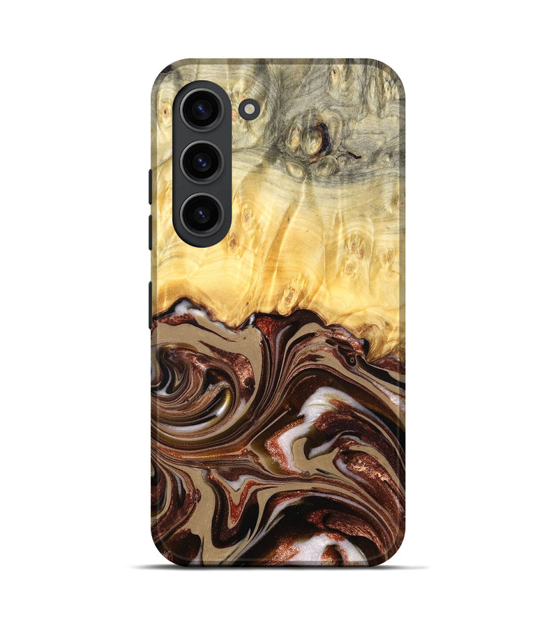 Galaxy S23 Wood Live Edge Phone Case - Kaliyah (Red, 822956)