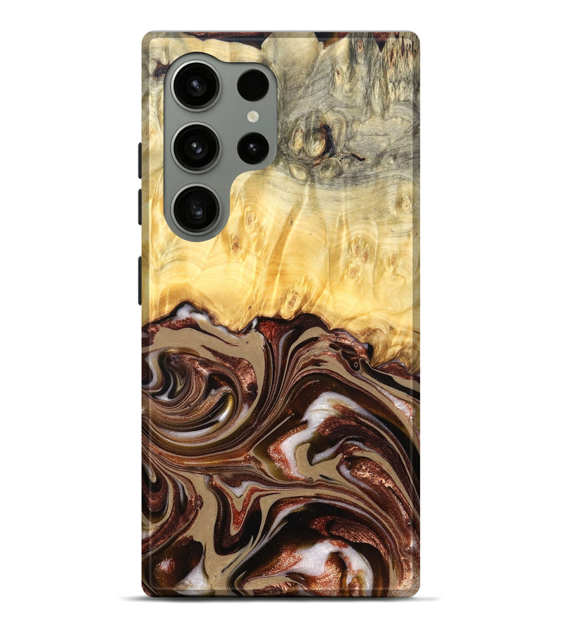 Galaxy S24 Ultra Wood Live Edge Phone Case - Kaliyah (Red, 822956)