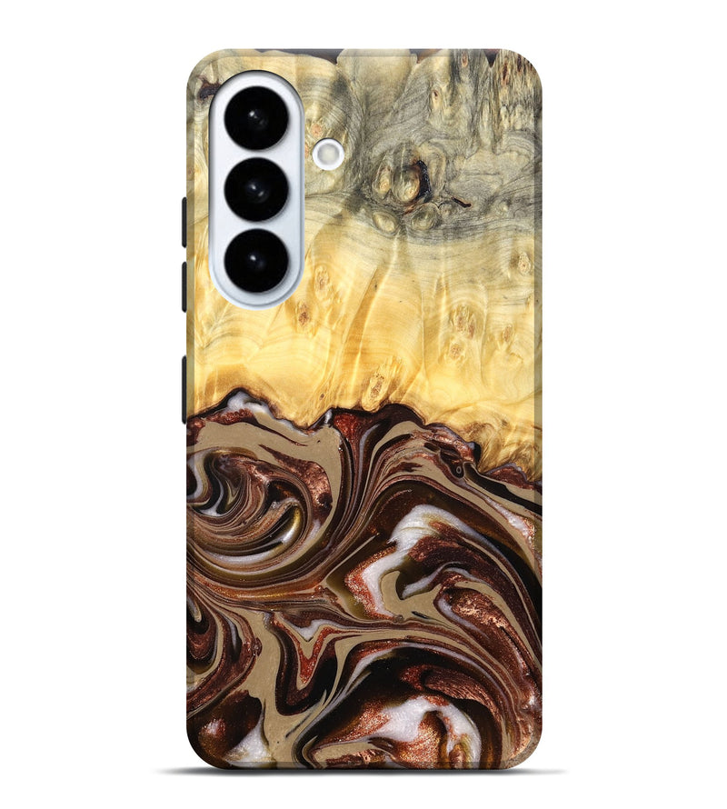 Galaxy S26 Plus Wood Live Edge Phone Case - Kaliyah (Red, 822956)