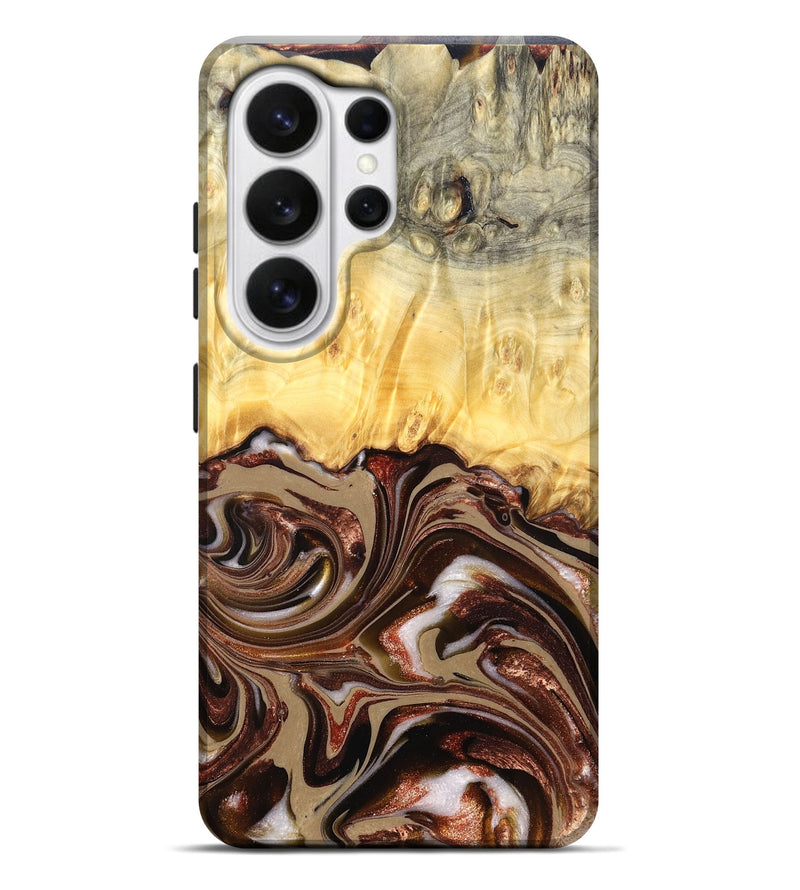 Galaxy S26 Ultra Wood Live Edge Phone Case - Kaliyah (Red, 822956)