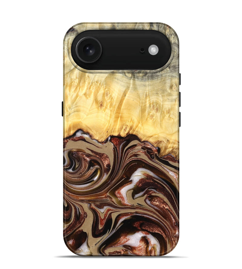 iPhone 17 Air Wood Live Edge Phone Case - Kaliyah (Red, 822956)