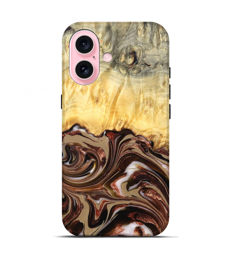 iPhone 17 Wood Live Edge Phone Case - Kaliyah (Red, 822956)