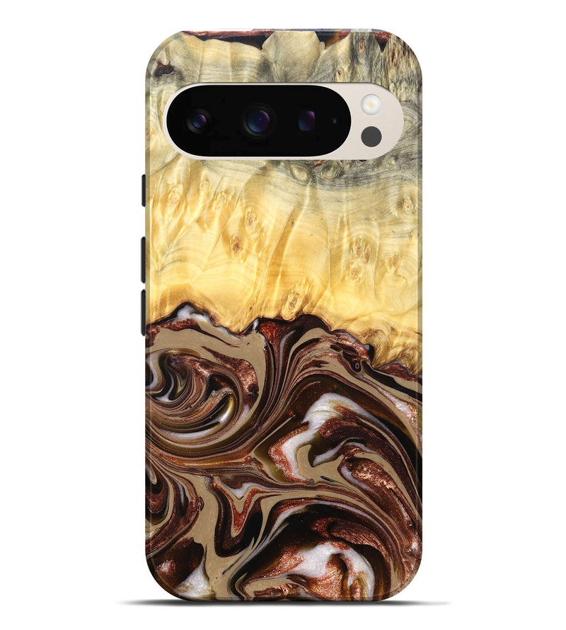 Pixel 10 Pro XL Wood Live Edge Phone Case - Kaliyah (Red, 822956)