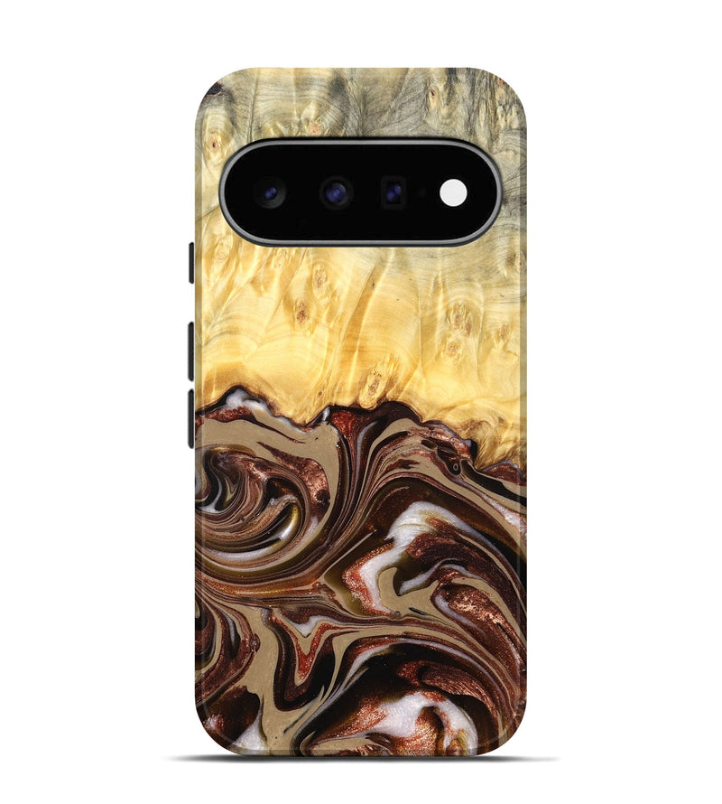 Pixel 11 Wood Live Edge Phone Case - Kaliyah (Red, 822956)