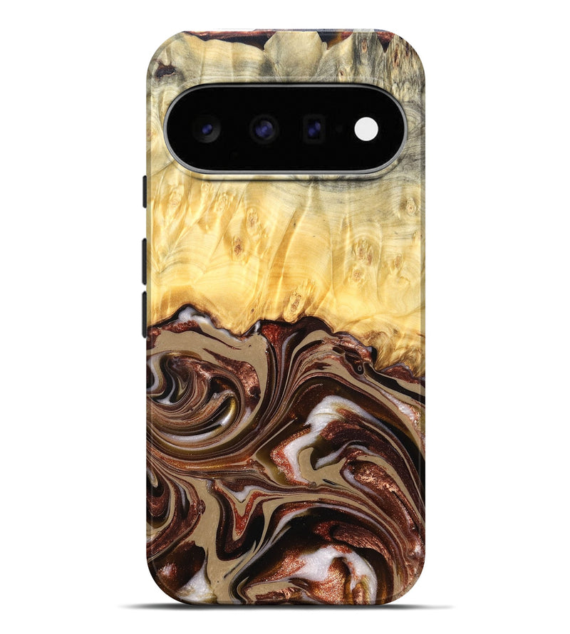Pixel 11 Pro XL Wood Live Edge Phone Case - Kaliyah (Red, 822956)